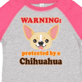 thumbnail image 4 of Inktastic Protected by a Chihuahua Boys or Girls Toddler T-Shirt, 4 of 5