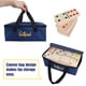 thumbnail image 4 of Juego de dominó gigante de madera GOTHINK de 28 piezas con bolsa, 4 of 6