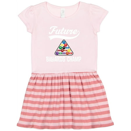 

Inktastic Future Billiards Champ Gift Toddler Girl Dress