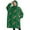 Green Striped Footballs, variant on Oversized Wearable Blanket Hoodie,Leopard Print and Baseballs Pattern Sherpa Blanket Hoodie with Super Pockets,Super Warm Fuzzy Pullover for Women & Men