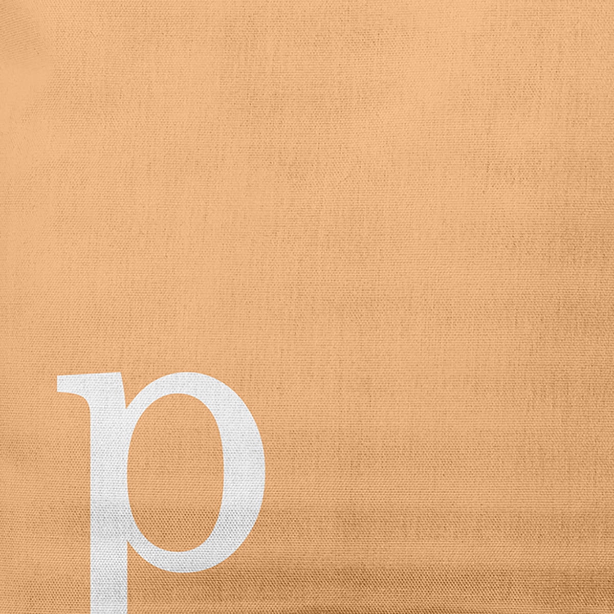 Simply Daisy 18" x 18" Modern Monogram Indoor/Outdoor Polyester Throw Pillow, Pale Gold