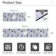 thumbnail image 3 of Yayeee Faucet Mat for Kitchen Sink 30" Diatomite Long Splash Guard Pad, Purple Otters Pattern, 3 of 7
