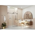 thumbnail image 3 of Eclipse 48 in. x 78 in. Fully Frameless Glass Sliding Shower Doors, 3 of 7