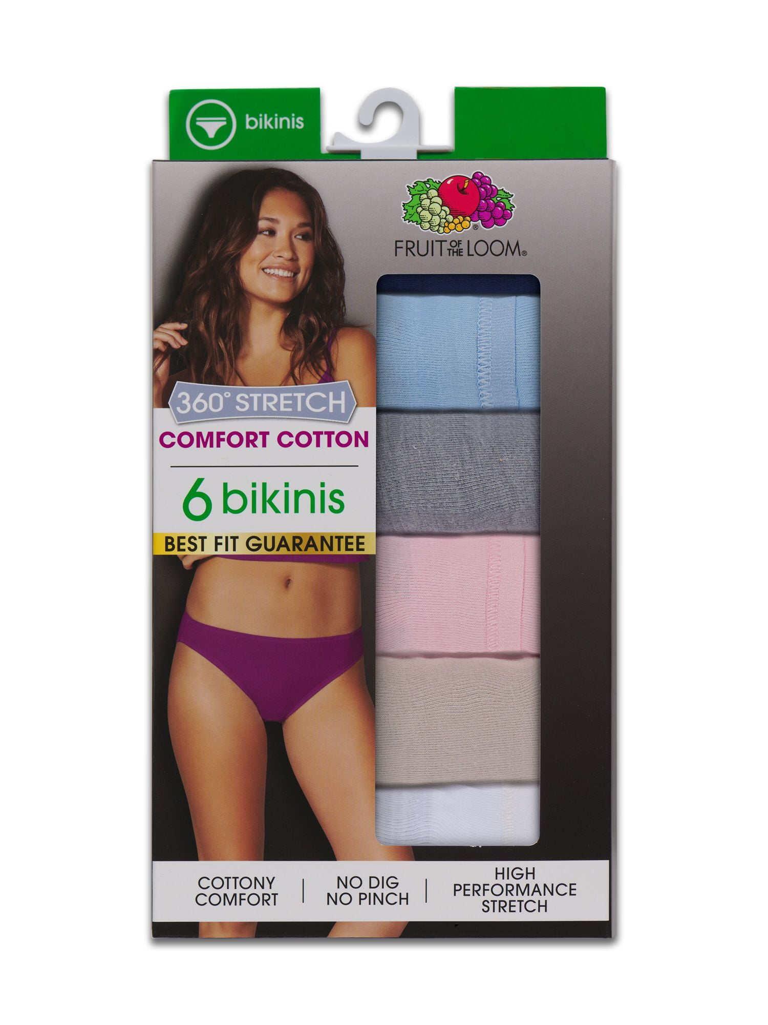 Details about   Fruit of The Loom Women's Seamless Panties with 360° Stretch