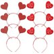thumbnail image 1 of 6pcs Heart Headband Valentine's Day Hair Clips Valentine's Party Hairbands and Hair Clips for Kids, 1 of 2