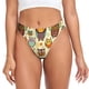 thumbnail image 1 of Balery Cute Owls Tangas de Algodón para Mujer con Estampado – Ropa Interior Sexy, Transpirable, G-string-Small, 1 of 6