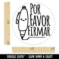 thumbnail image 2 of Por Favor Firmar Please Sign Spanish Pen Class School Teacher Stamp Self-Inking Rubber Stamp for Stamping Ink Stamper Crafting Planners - 1/2 Inch Mini - Red Ink, 2 of 7