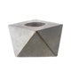 thumbnail image 1 of Mesa para hoguera, cuenco para llamas, diseño geométrico, gris, bajo humo, para acampar, cuenco para fogata para balcón, exterior, interior, exterior Zulema Pozo de fuego de mesa, 1 of 8