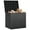 Black, variant on JOINSUN 31 Gallon Resin Outdoor Storage Box Patio Furniture Side Table Perfect for Pool and Garden Accessories