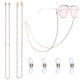 thumbnail image 1 of 2 cadenas para gafas, cadena para gafas de sol, cadena dorada para gafas, cadenas para gafas con cuentas, cadena antideslizante, antipérdida, cordón, correa para gafas para hombres y, 1 of 7