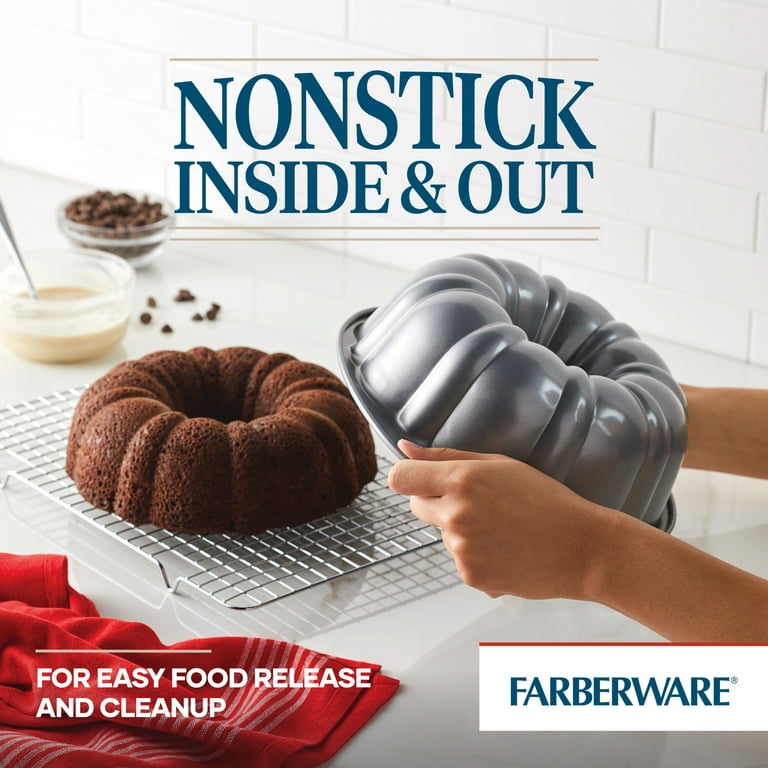 Farberware 10 x 15 in. Nonstick Bakeware Crisper Pan - Gray, 1 - QFC