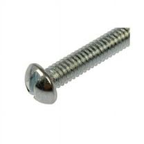 #6-32 x 3/4" Zinc Plated Steel Coarse Thread Phillips Pan Head Machine Screws MSCPS-088
