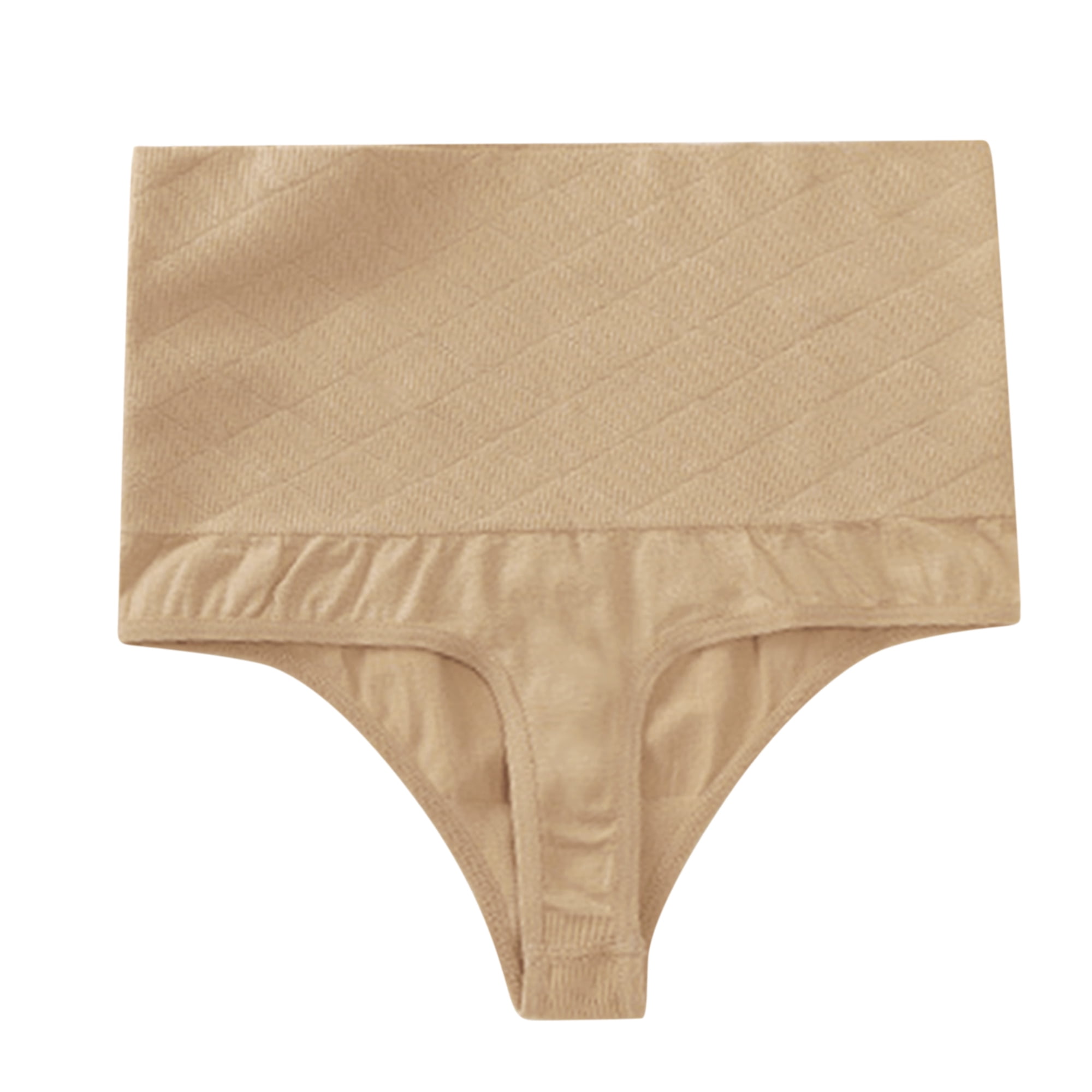 Unique Bargains Women's Tummy Control Shapewear Slimmer High Waist Briefs XL Beige