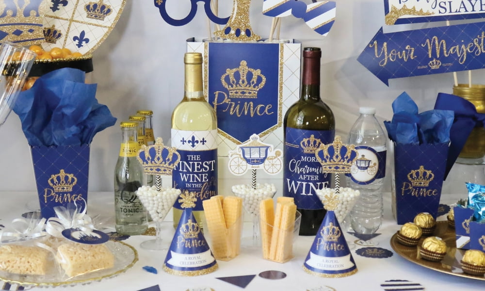 royal baby shower decorations