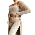 thumbnail image 1 of Comfort Teddy Lounge Wear Set Womens 3 Piece Tracksuits Set Fluffy Pyjamas PjsL, 1 of 3