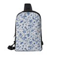 thumbnail image 2 of Rocae Rabbit And Butterfly for Lightweight Chest Bag Dual Pocket, Waterproof Crossbody Sling Bag for Men and Women, 2 of 8