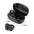 thumbnail image 3 of Earbuds for school, Hwkond Bluetooth Headphones Clip-on Bluetooth 5.3 Chip HIFI Sound Quality Long-lasting Battery Life HD Call Smart Noise Reduction, Black, Up to 60% Off, 3 of 6