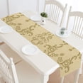 thumbnail image 2 of MKHERT beige Table Runner for Kitchen Wedding Party Home Decor 14x72 inch, 2 of 4