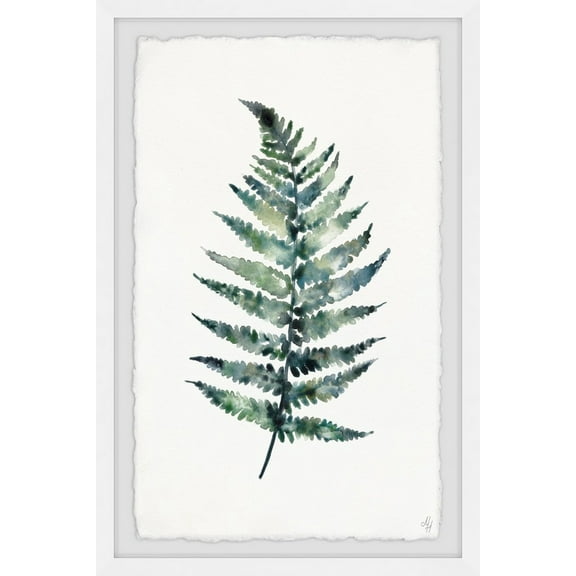 Marmont Hill Green Fern Framed Wall Art
