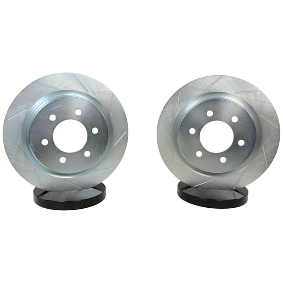 Baer Brakes 99208-220 Claw Performance Rotors, Rear (Slot/Zinc Only)