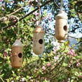 thumbnail image 6 of MOQIN Hummingbird House for Outside Hanging,Wooden Humming Bird Houses for Outside for Nesting Hanging,Natural Hummingbird Swing Nest for Sparrow Bird Finch Houses Garden Decor, 6 of 6