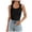 Black, variant on Lixiuxyad Women Ribbed Vest Summer Scoop Neck Slim Top Casual Basic Knitted Sleeveless Shirt Summer Tee Shirts,Green L