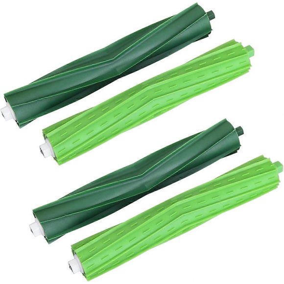 Brush Accessories for iRobot Roomba i7 i7 Plus i3 i3+ i4 i4+ i6 i6+ i8 i8+ j7 j7+ E5 E6 E7 Vacuum Cleaner, Replacement Parts with 4 Rubber Brushes