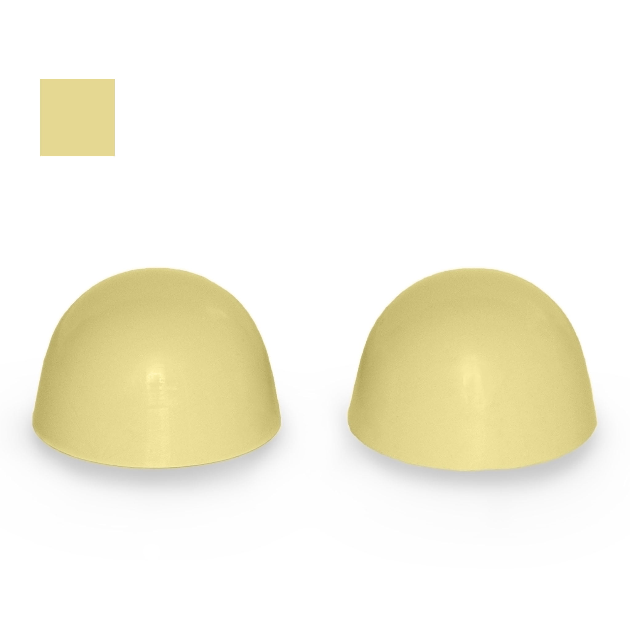 Gerber Replacement Plastic Toilet Bolt Caps - Set of 2 - Citron Yellow