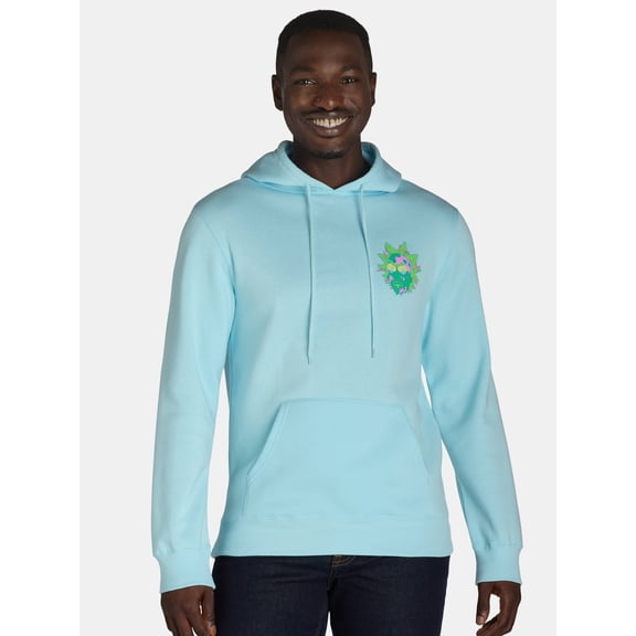 Rick and Morty Men’s Graphic Hooded Sweatshirt, Sizes S-2XL