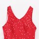 thumbnail image 5 of Vestido de Línea Cuello En V Columpio Linda Impresión Mujeres Fiesta Poliéster Ligero Cómodo L Macarena Vestido de impresión de Navidad, 5 of 8