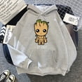 thumbnail image 3 of Sudadera con capucha De Groot para hombre y mujer, suéter Unisex con estampado de Héroe de película, de gran tamaño, de alta calidad, 3 of 5