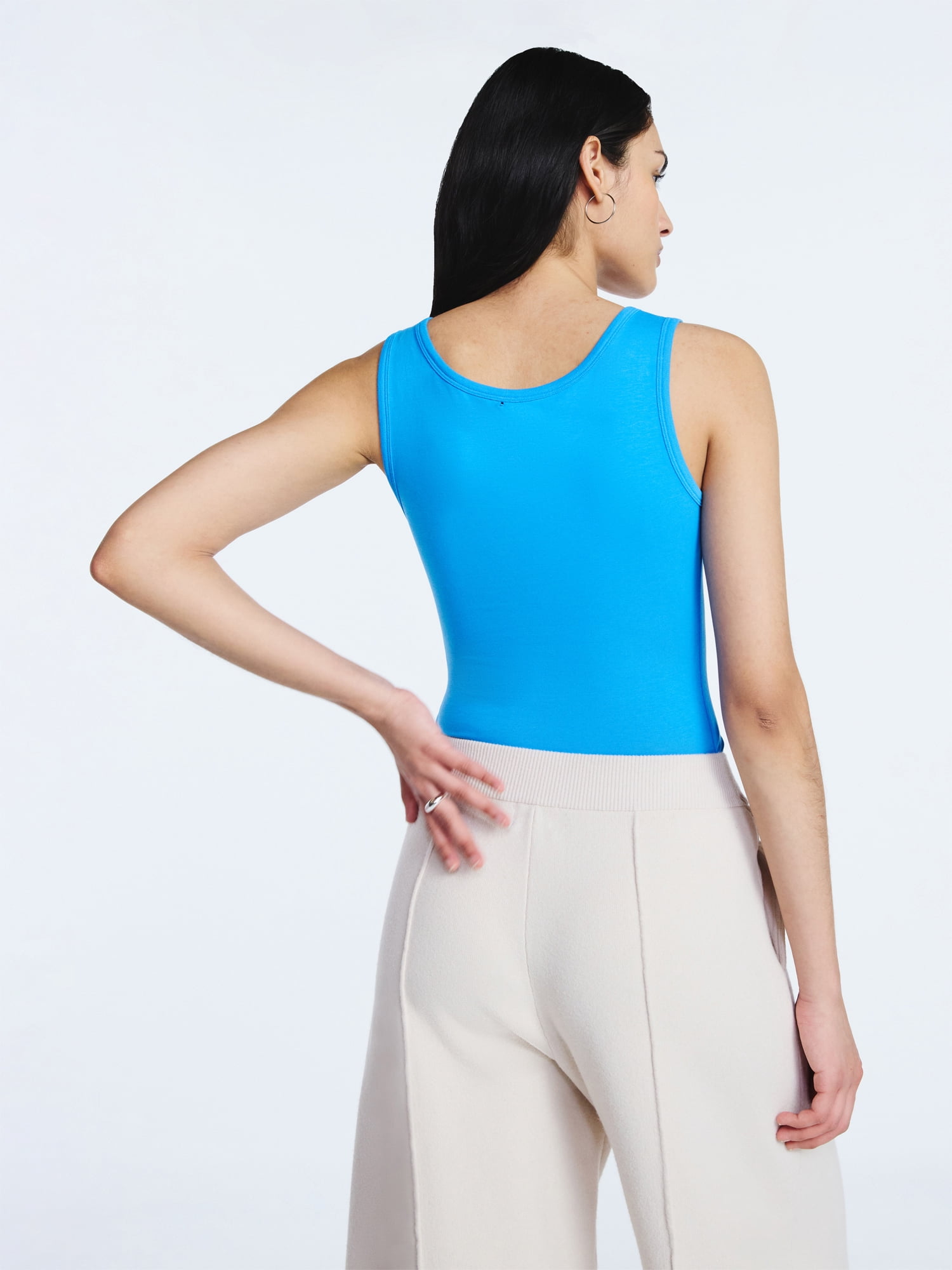 Scoop Women’s Square Neck Tank Top, Sizes XS-XXL