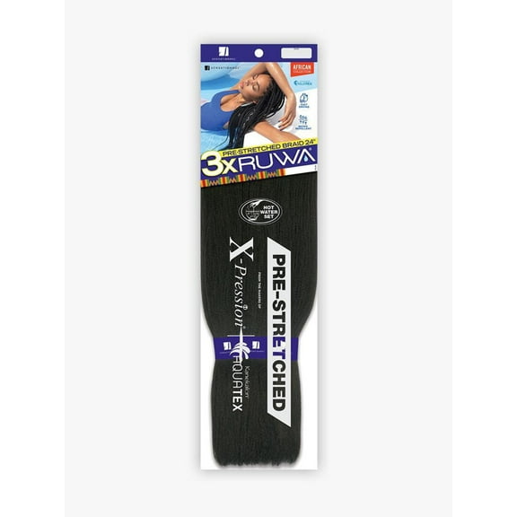 Sensationnel Synthetic Hair Braid - 3X Ruwa Pre Stretched Braid 24"