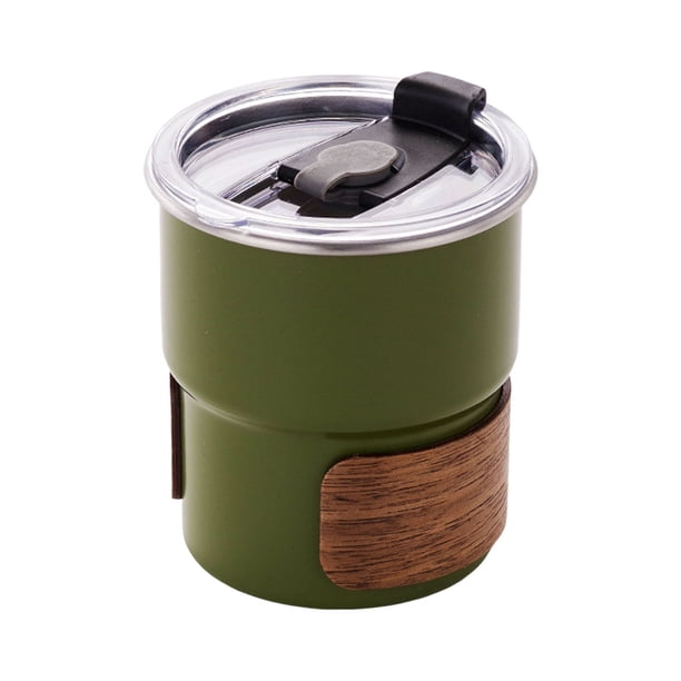 Taza De Acero Inoxidable 304 Para Camping Al Aire Libre Taza De Agua Portátil Para Altas Temperaturas Taza De Café Blanca