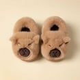 thumbnail image 2 of XIYON Toddler Slippers Children's Cozy Slippers For Indoor Use For Fall Winter Comfortable Cartoon Design For Girls And Boys 2-2.5 Years, 2 of 4