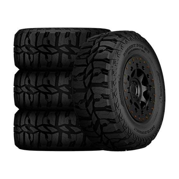 Set of 4 Armstrong Desert Dog MT LT35X12.50R17 121Q E Tires