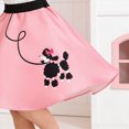 thumbnail image 5 of NOLDARES 50s Costumes for Girls 50s Poodle Dress with Polka-Dot Printed Scarf for Kids Halloween Costume(Pink,3-6 Years), 5 of 6