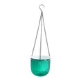 thumbnail image 4 of 6.5inch 1 Pack Self Watering Hanging Planter, Indoor Outdoor Hanging Drainage Holes Planters Flower Pot Basket, Visible Water Level, Plant Hanger Home Garden Decor, 4 of 9