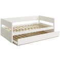 thumbnail image 6 of Camaflexi Tribeca Solid Wood Twin Daybed and Trundle Set in White, 6 of 6