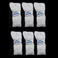 thumbnail image 2 of 12 Pairs Diabetic Crew Circulation Socks Health Cushioned Support Mens Sz 9-11, 2 of 5