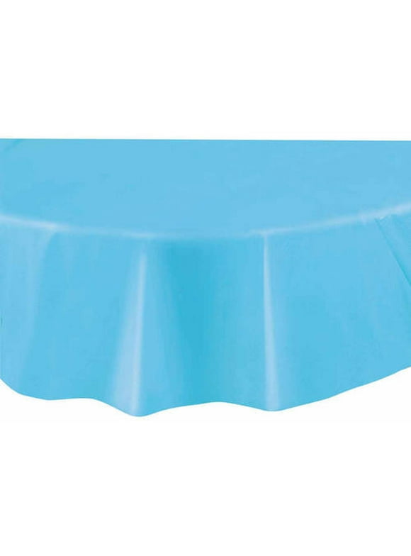 Round Plastic Tablecloths in Plastic Tablecloths