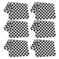 thumbnail image 4 of 100 servilletas desechables para invitados, servilletas para bebidas, toallas de papel para manos, servilletas clásicas a cuadros para fiestas de cumpleaños y bodas, 4 of 8