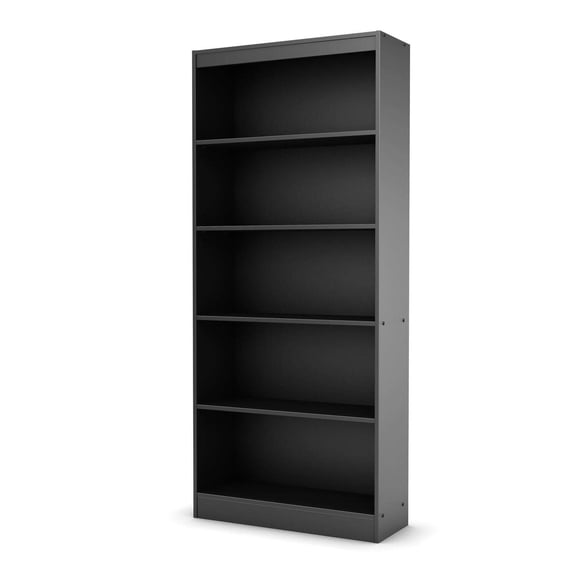 South Shore Axess 5-Shelf Bookcase - Black