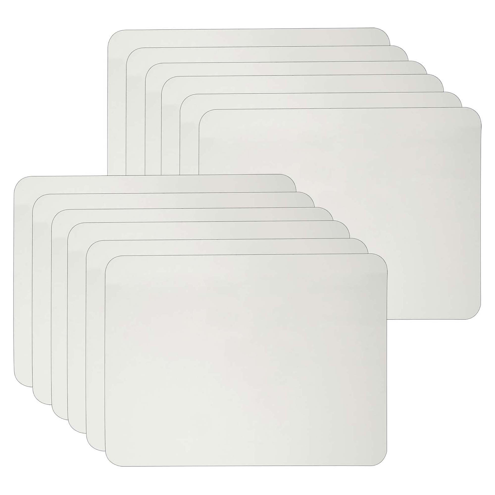 35120 Two Sided 9 x 12 Inches Masonite Charles Leonard Dry Erase Lapboard White 1 Each Plain and Lined 