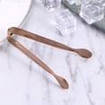 thumbnail image 3 of Pinzas para hielo, pinzas para servir de acero inoxidable, pinzas para parrilla, pinzas para cocina, pinzas para azúcar, abrazadera para galletas de comida para fiesta, hogar, Bar, 6 uds., oro rosa Brillar Hogar, 3 of 6
