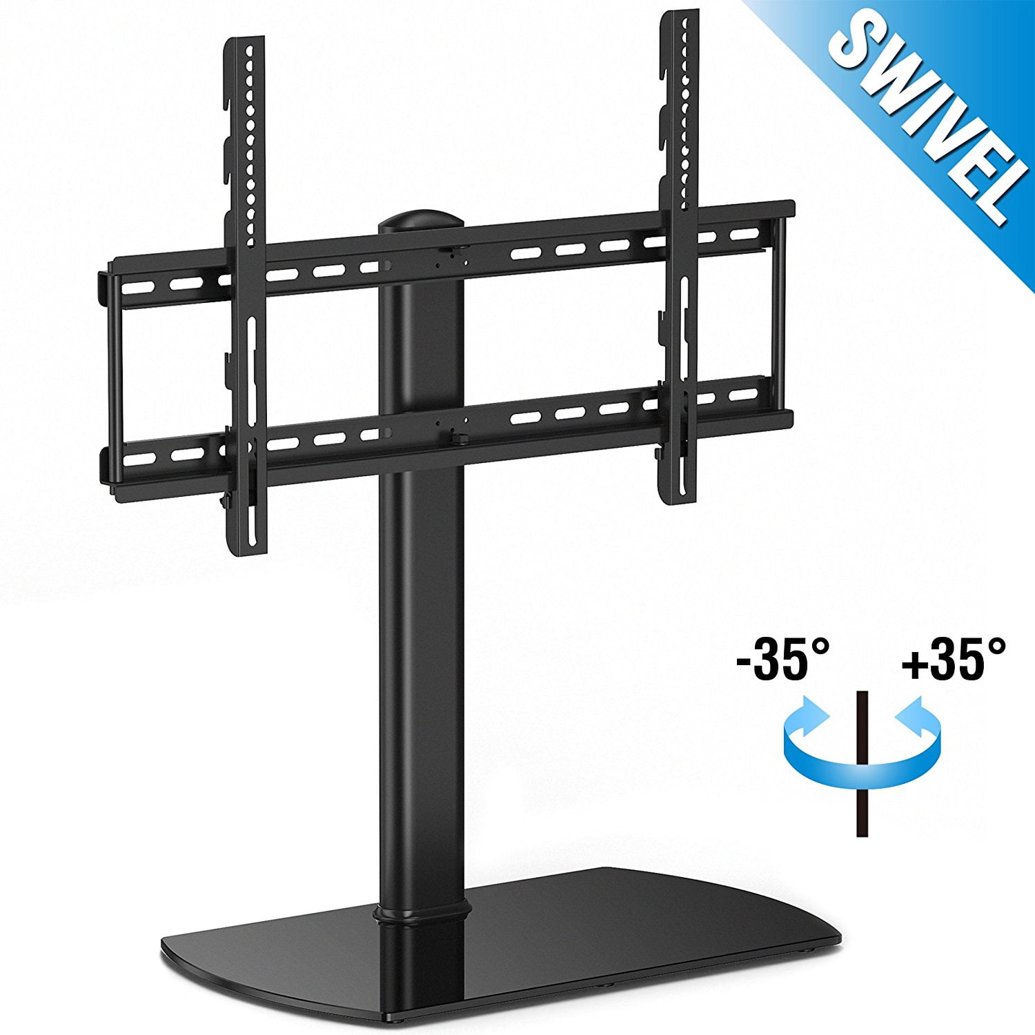 Fitueyes Universal Swivel Laptop Tv Stand base with Mount for 32 to 65