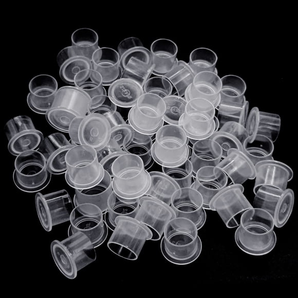 Vasos para tinta de tatuaje DERSTRA 300 piezas 14 mm medianos desechables