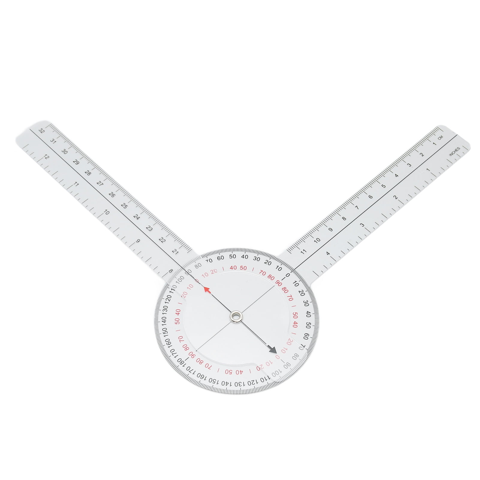 Spinal Goniometer Ruler, Clear Scale Physical Goniometer Rehabilitate