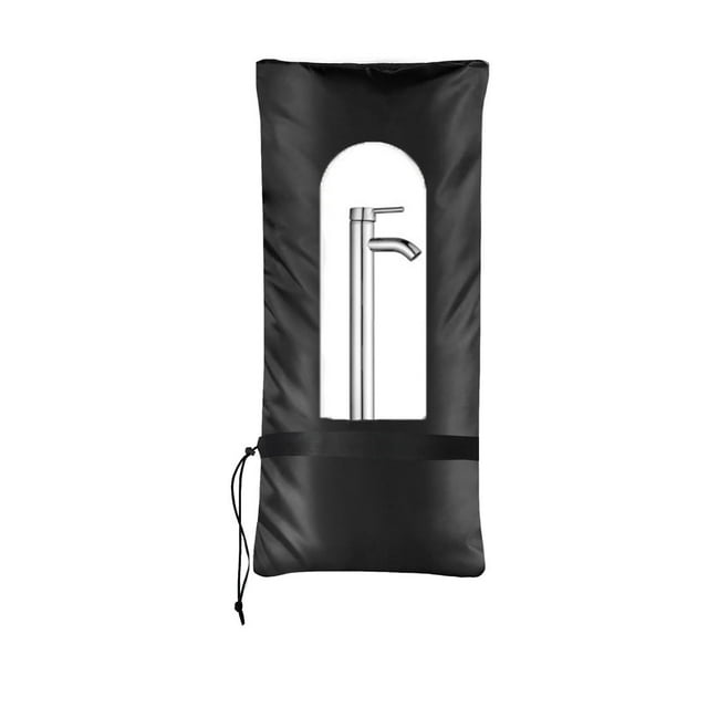 HOARBOEG 1pcs Housses de Robinet d'Extérieur pour l'Hiver, Housses de Robinet Longues Imperméables Isolées, Housse de Robinet d'Extérieur Réutilisable, Housses de Robinet d'Hiver pour Protection contre le Froid (20 x 8 Pouces)