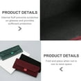 thumbnail image 3 of Estuche de cuero suave para gafas Dinheiro, estuche portátil de cuero para gafas de sol, para mujeres, hombres, adultos y niños, 3 of 5